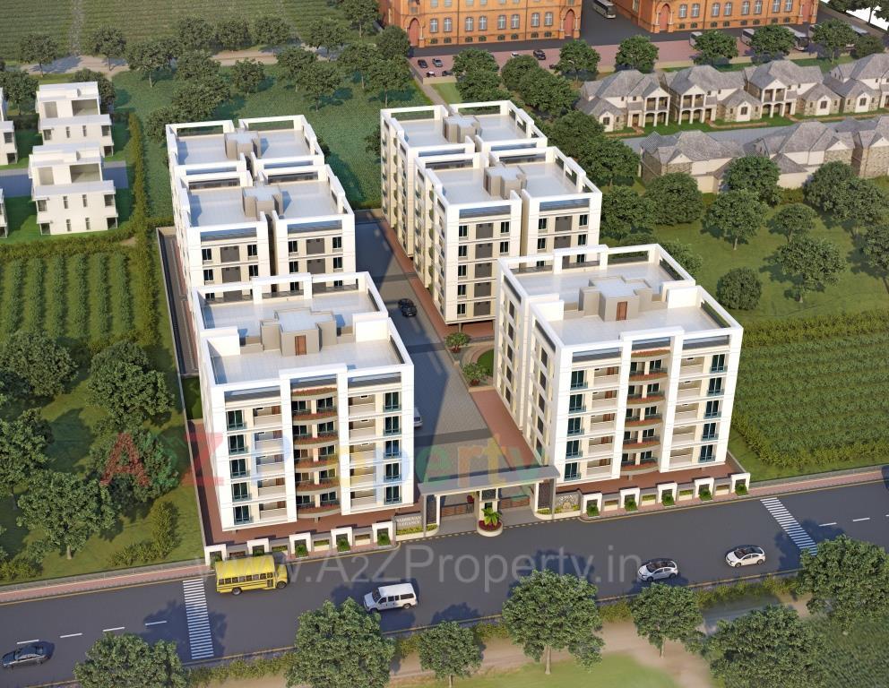 3D Elevation of real estate project Madhuvan Elegance located at Harni, Vadodara, Gujarat