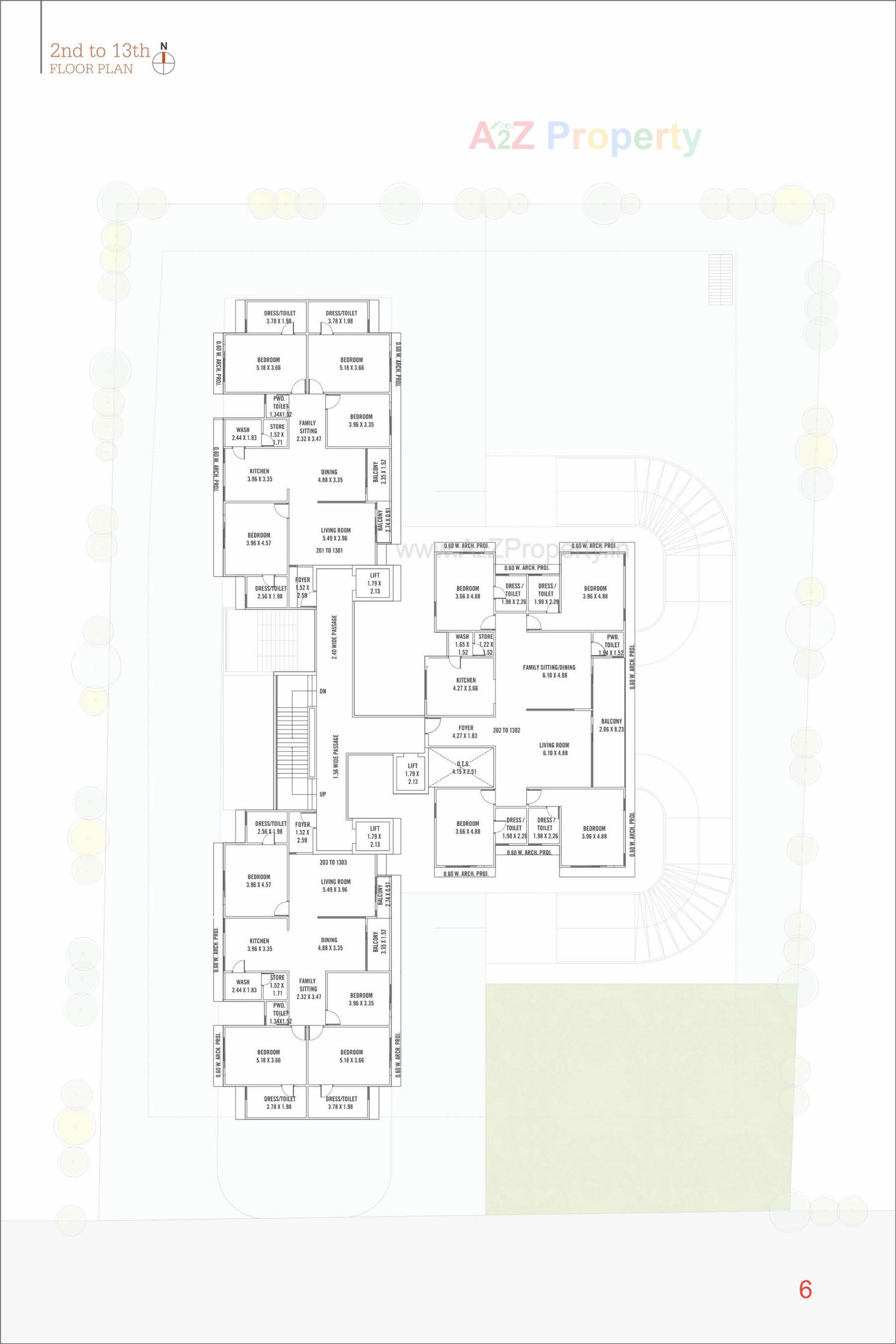 Layout of real estate project Madhuvan Impression located at Sevasi, Vadodara, Gujarat