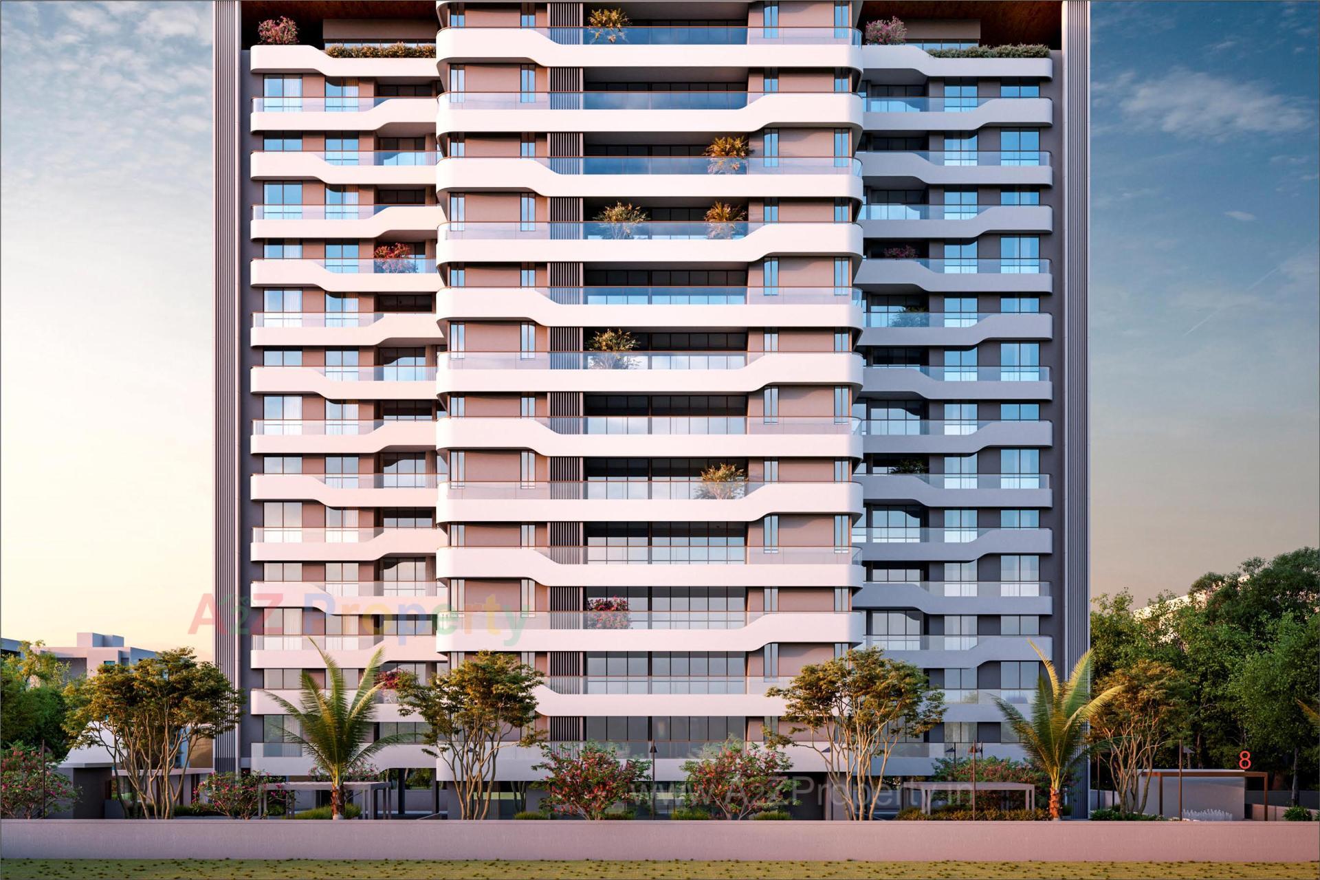 3D Elevation of real estate project Madhuvan Impression located at Sevasi, Vadodara, Gujarat