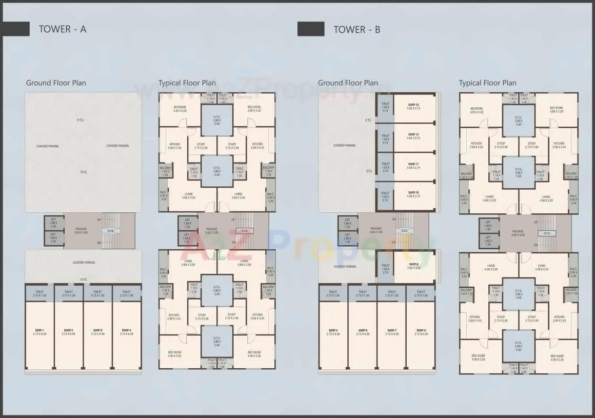 Layout of real estate project Madhuvan Residency located at Dumad, Vadodara, Gujarat