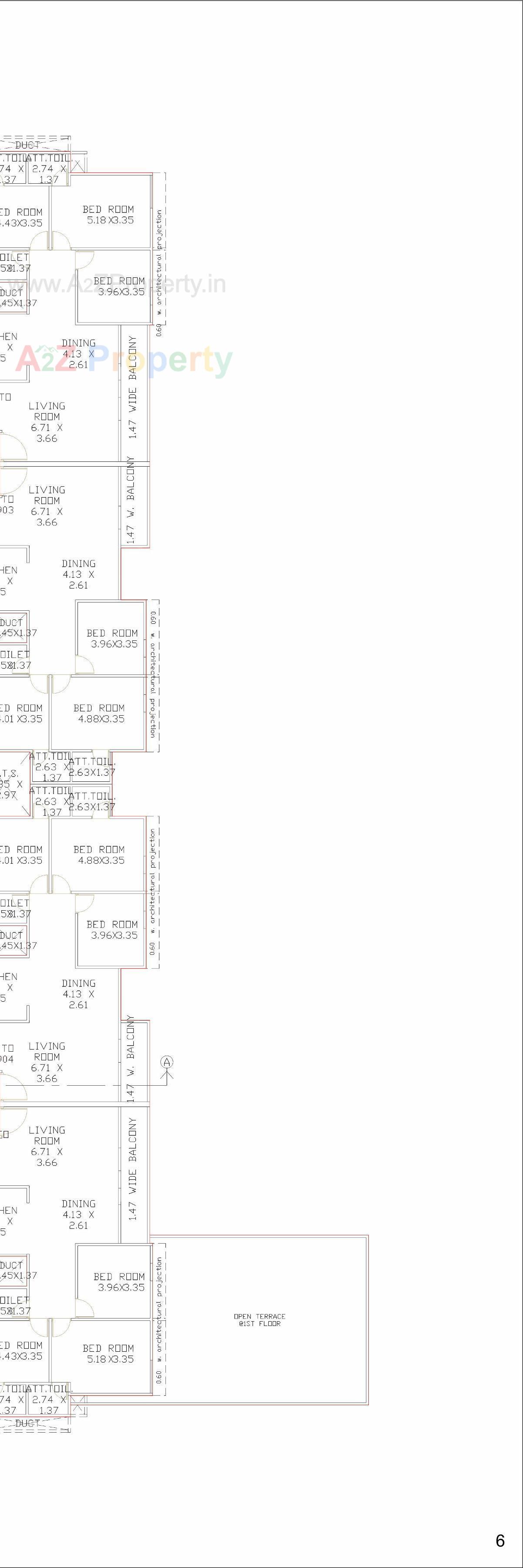 Layout of real estate project Madhuvan Space located at Harni, Vadodara, Gujarat