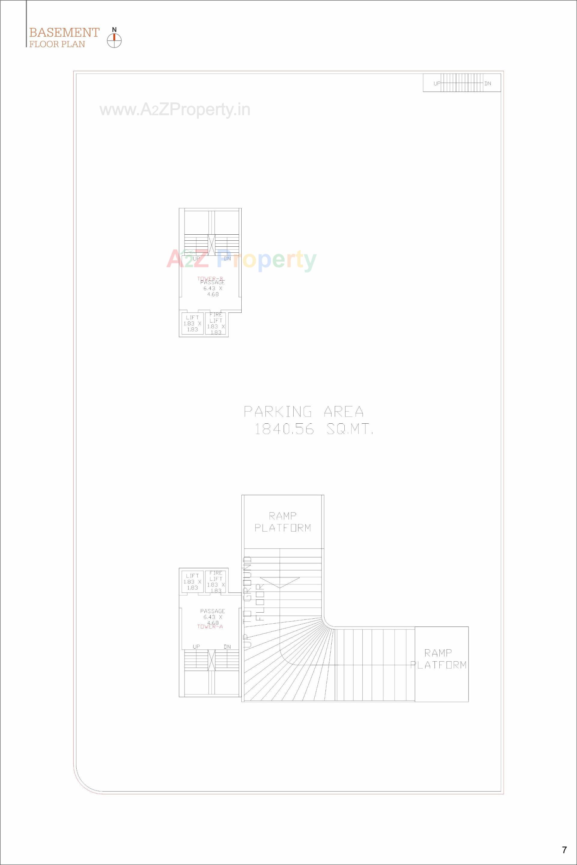 Layout of real estate project Madhuvan Space located at Harni, Vadodara, Gujarat