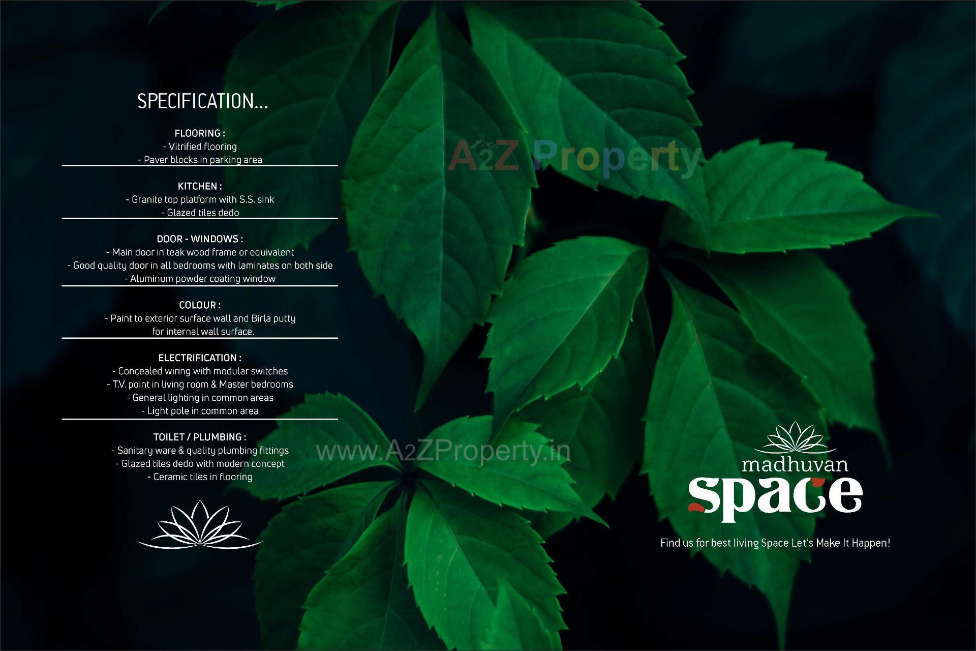  of real estate project Madhuvan Space located at Harni, Vadodara, Gujarat