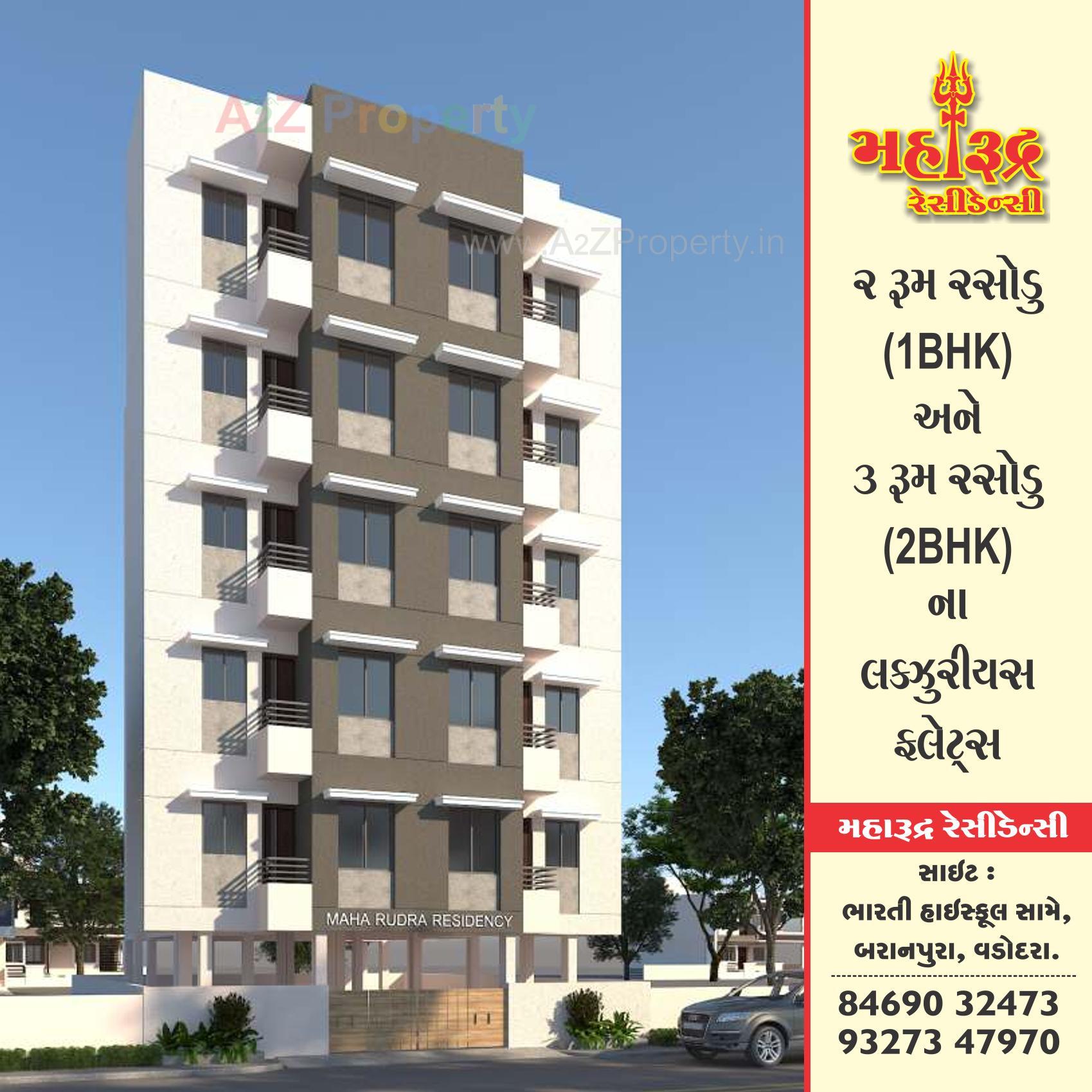 3D Elevation of real estate project Maharudra Residency located at Kasba, Vadodara, Gujarat
