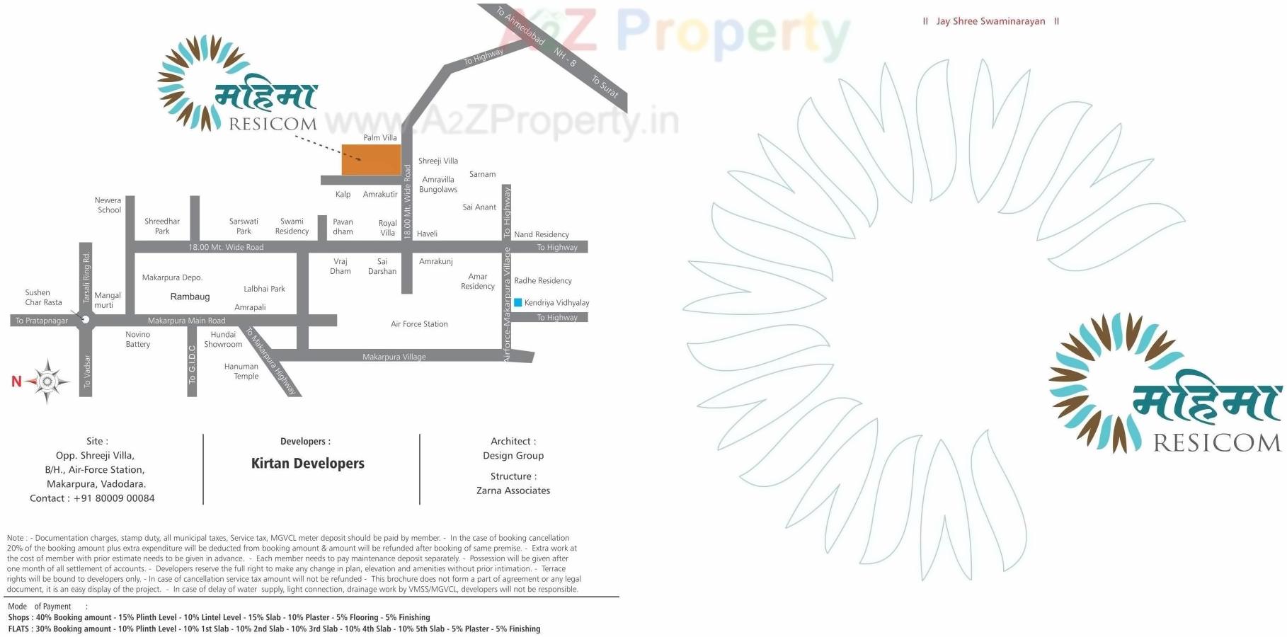  of real estate project Mahima Resicom located at Makarpura, Vadodara, Gujarat