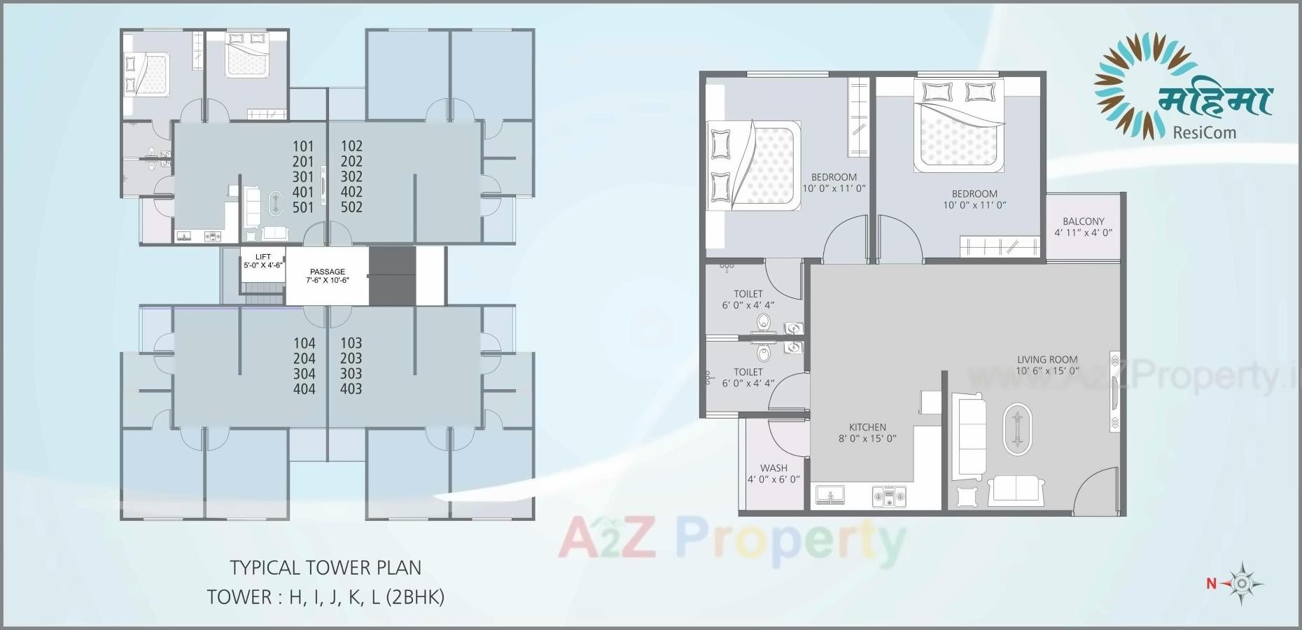 Layout of real estate project Mahima Resicom located at Makarpura, Vadodara, Gujarat