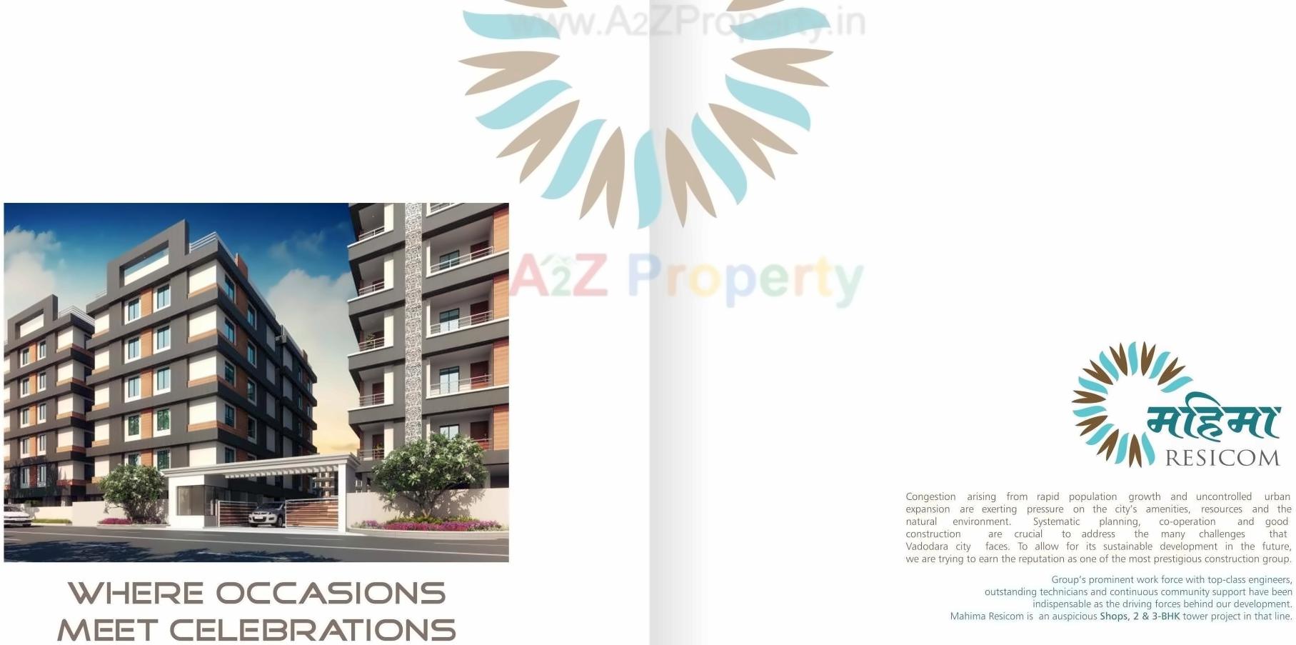  of real estate project Mahima Resicom located at Makarpura, Vadodara, Gujarat