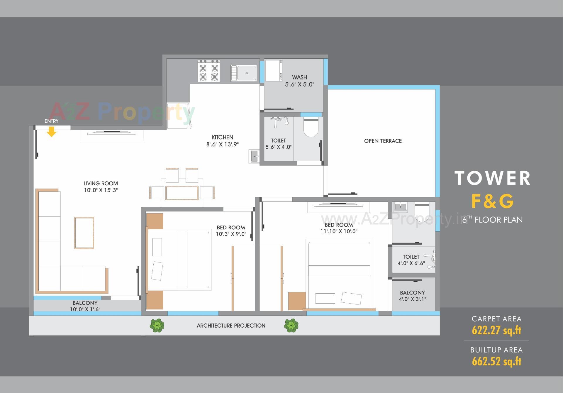 Layout of real estate project Malbar Valley located at Vadodara, Vadodara, Gujarat