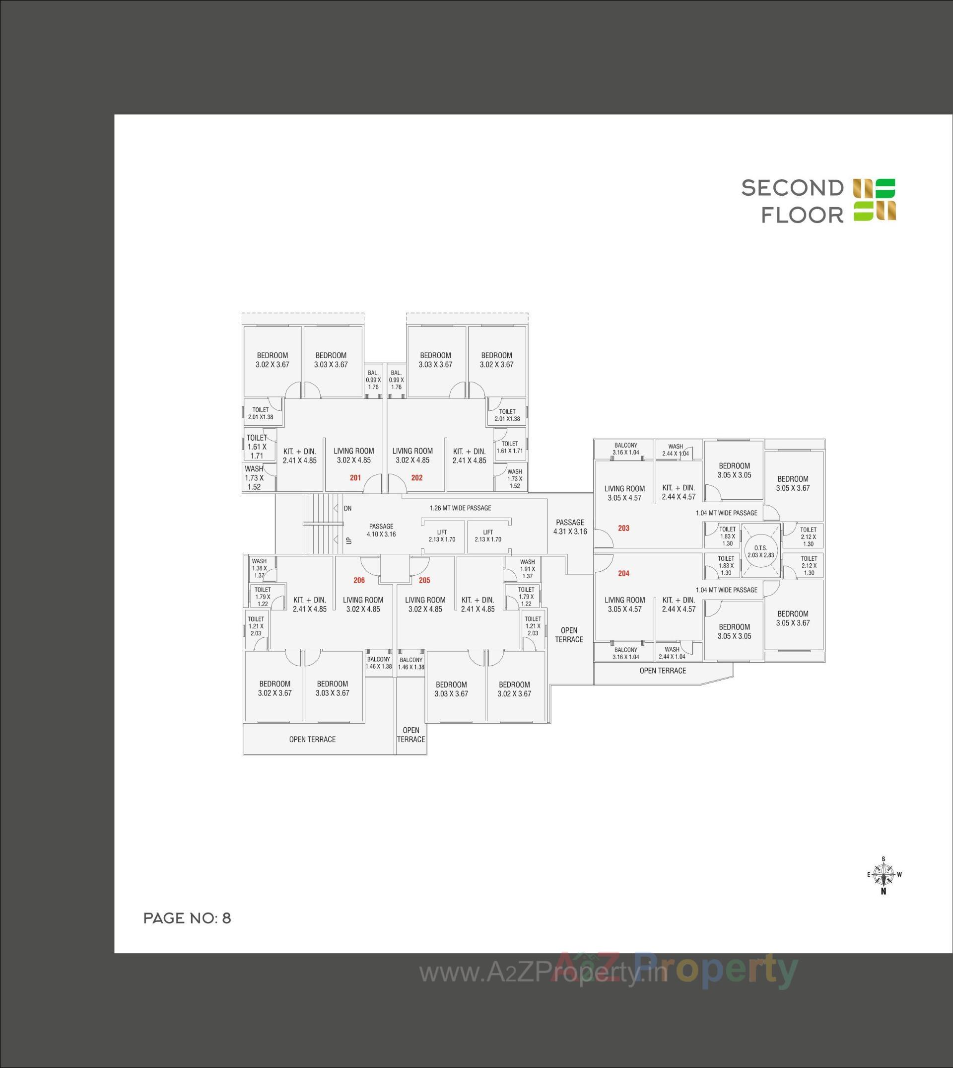 Layout of real estate project Mangalam Heights located at Gorva, Vadodara, Gujarat