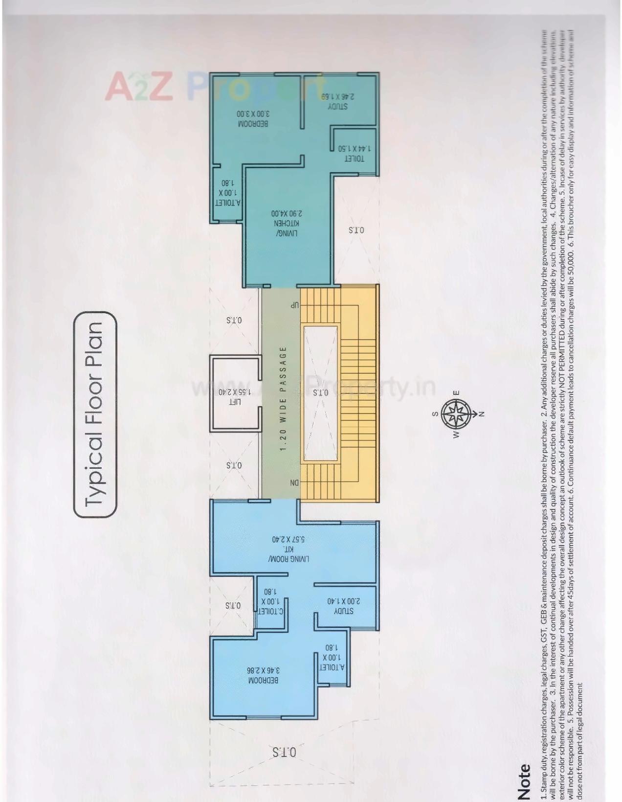 Layout of real estate project Mangalmurti Residency located at Kasba, Vadodara, Gujarat