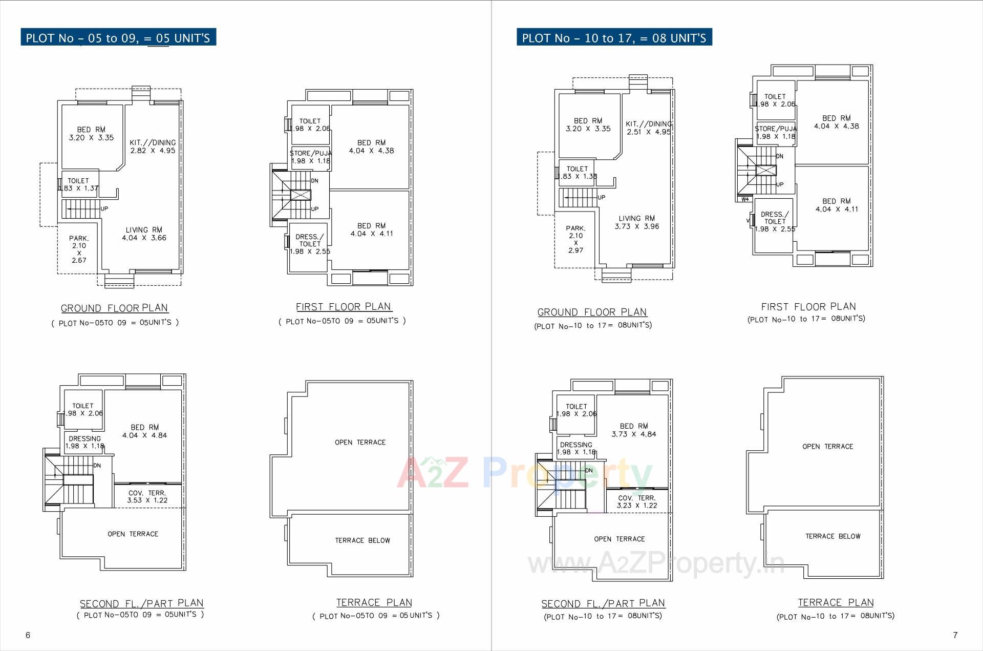 Layout of real estate project Mangla Bluebell located at Vadsar, Vadodara, Gujarat