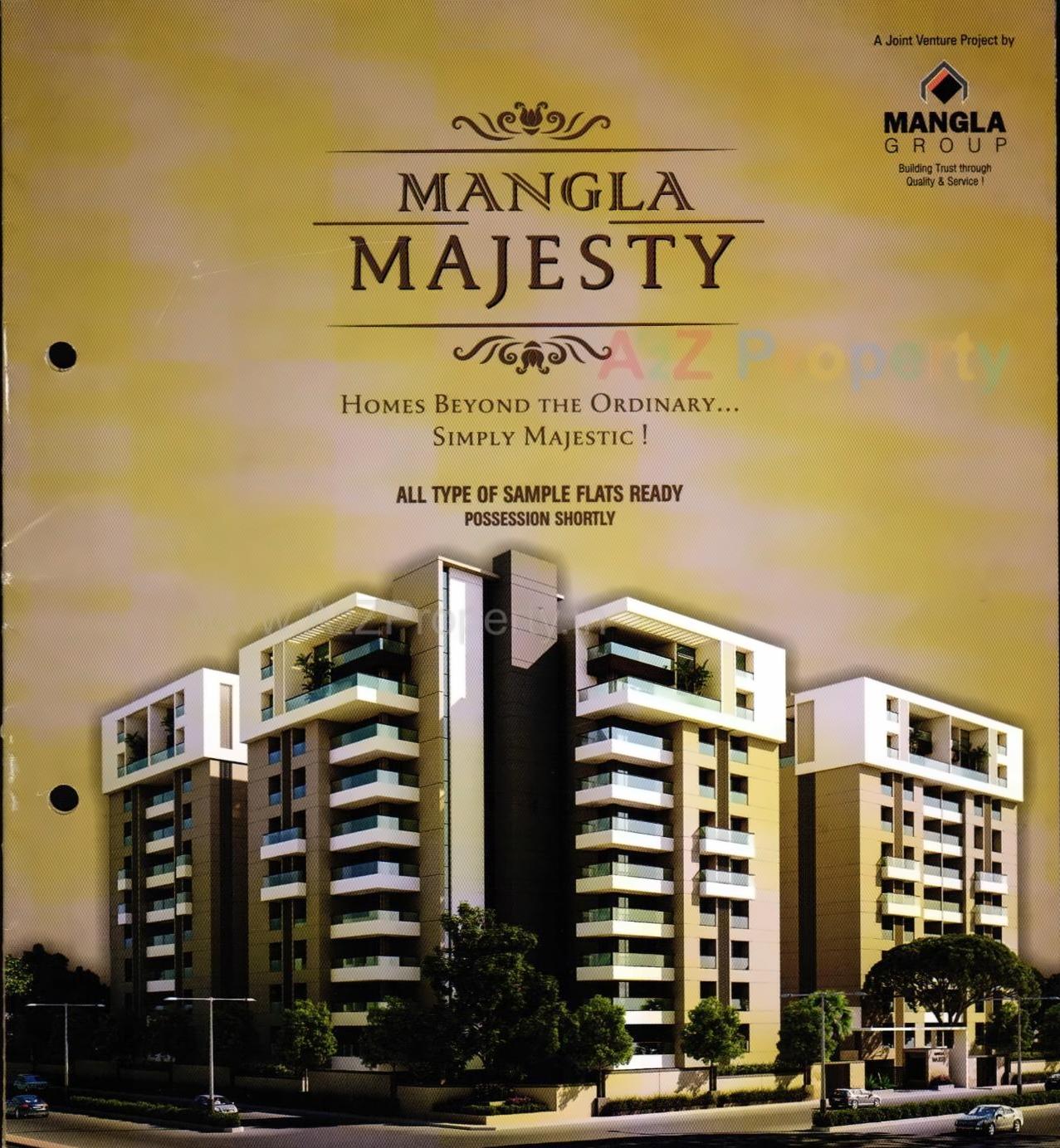 3D Elevation of real estate project Mangla Majesty located at Bhayli, Vadodara, Gujarat