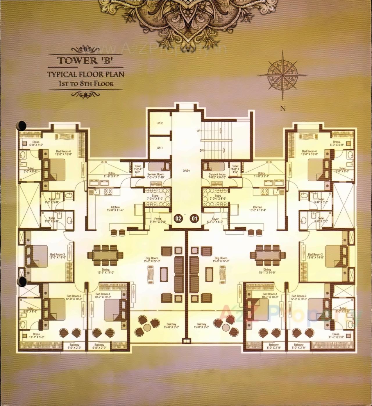 Layout of real estate project Mangla Majesty located at Bhayli, Vadodara, Gujarat