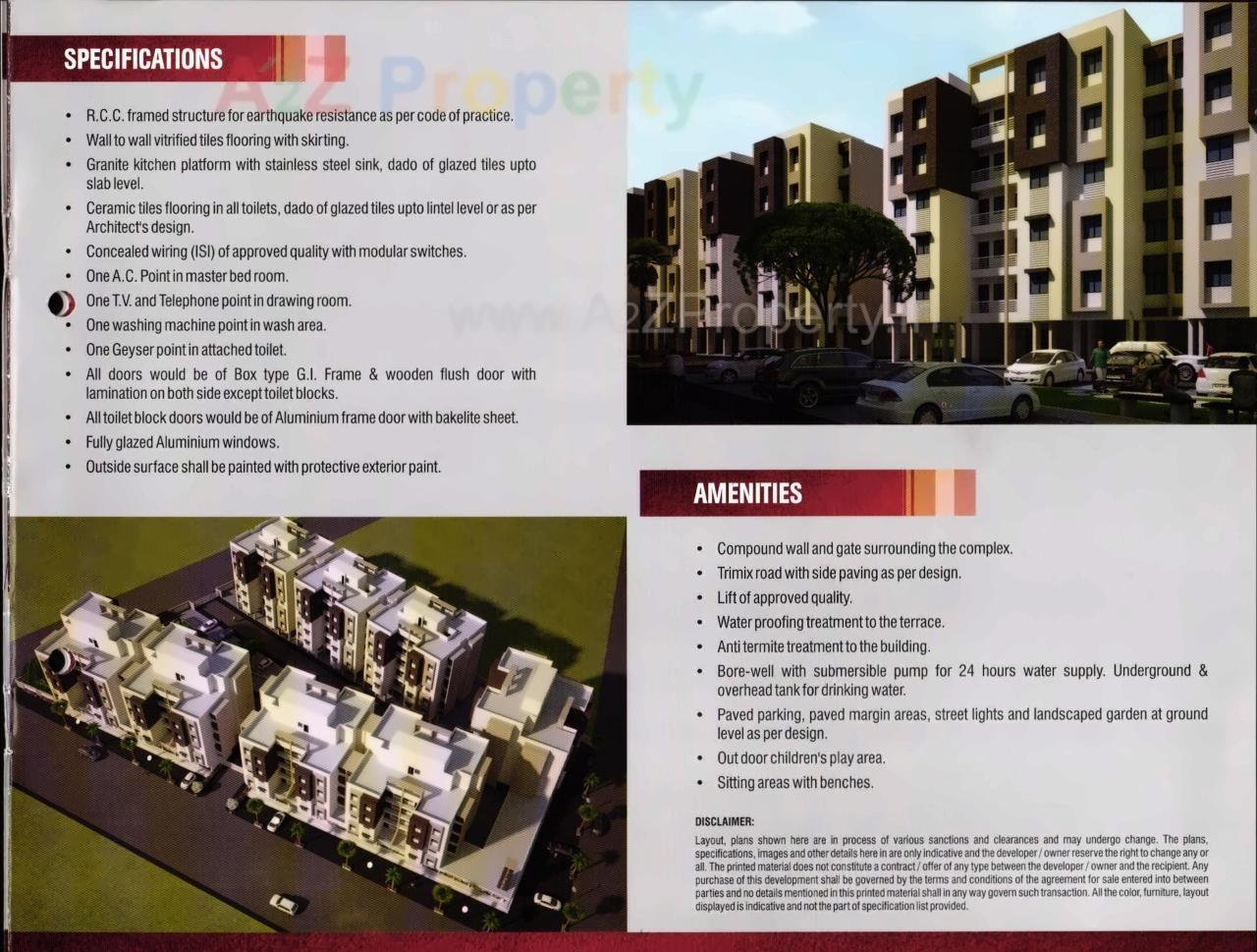  of real estate project Mangla Marvel (tower  A To A 5, Shop  To 40) located at Tarsali, Vadodara, Gujarat