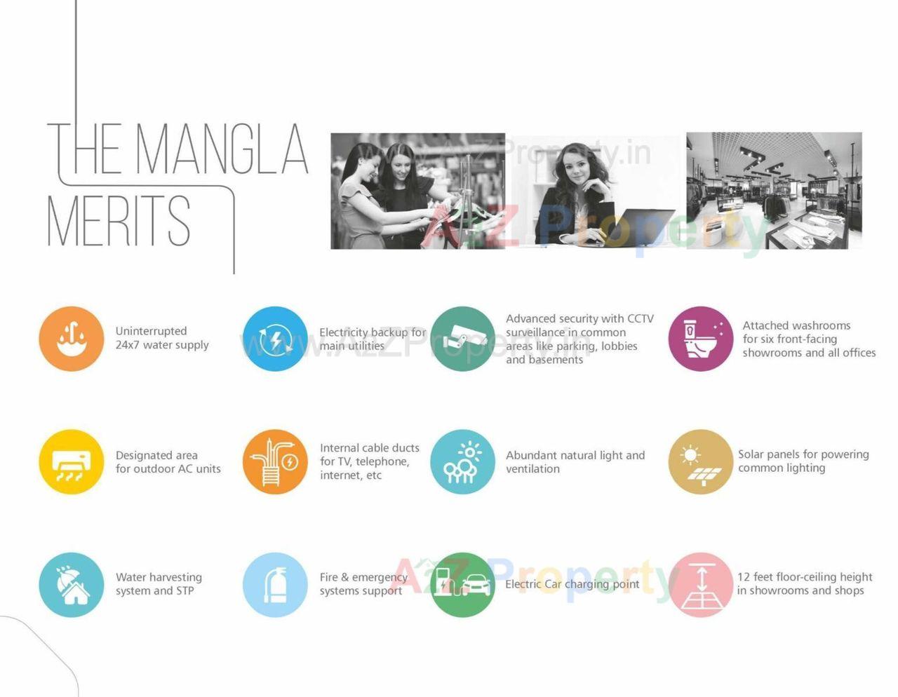 Amenities of Mangla Trade Hub