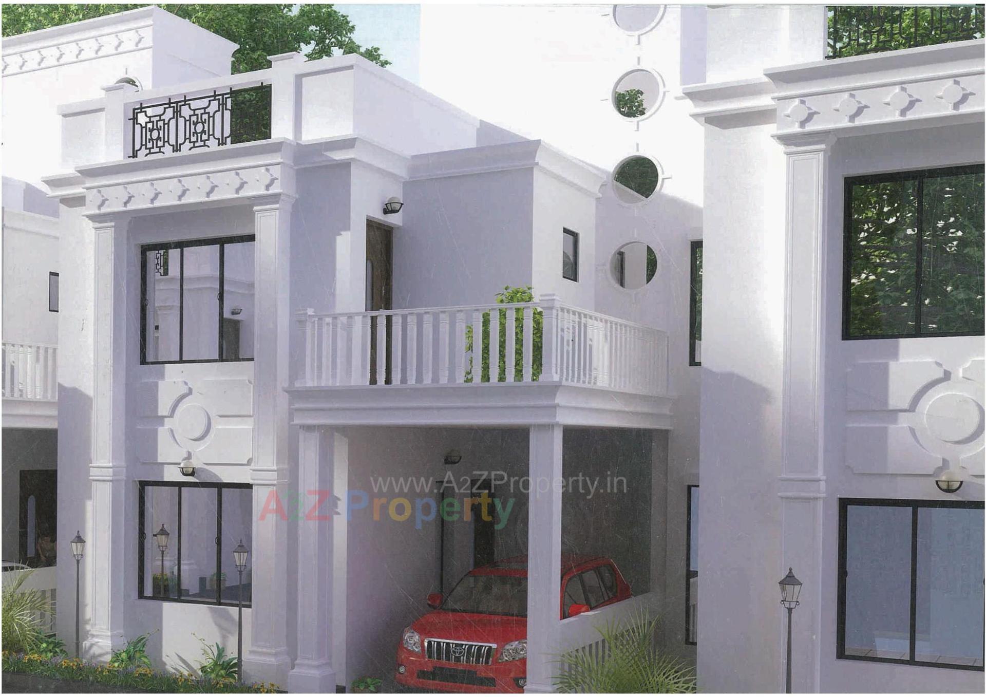 3D Elevation of real estate project Maniwood Residency located at Undera, Vadodara, Gujarat