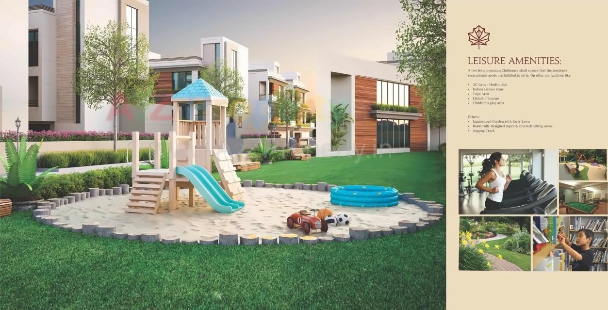 3D Elevation of real estate project Maple Homes located at Gotri, Vadodara, Gujarat