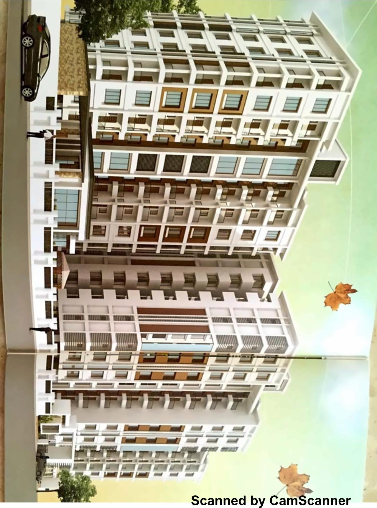 3D Elevation of real estate project Maple Leaf Heights located at Bhayli, Vadodara, Gujarat