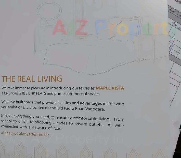  of real estate project Maple Vista located at Atladara, Vadodara, Gujarat