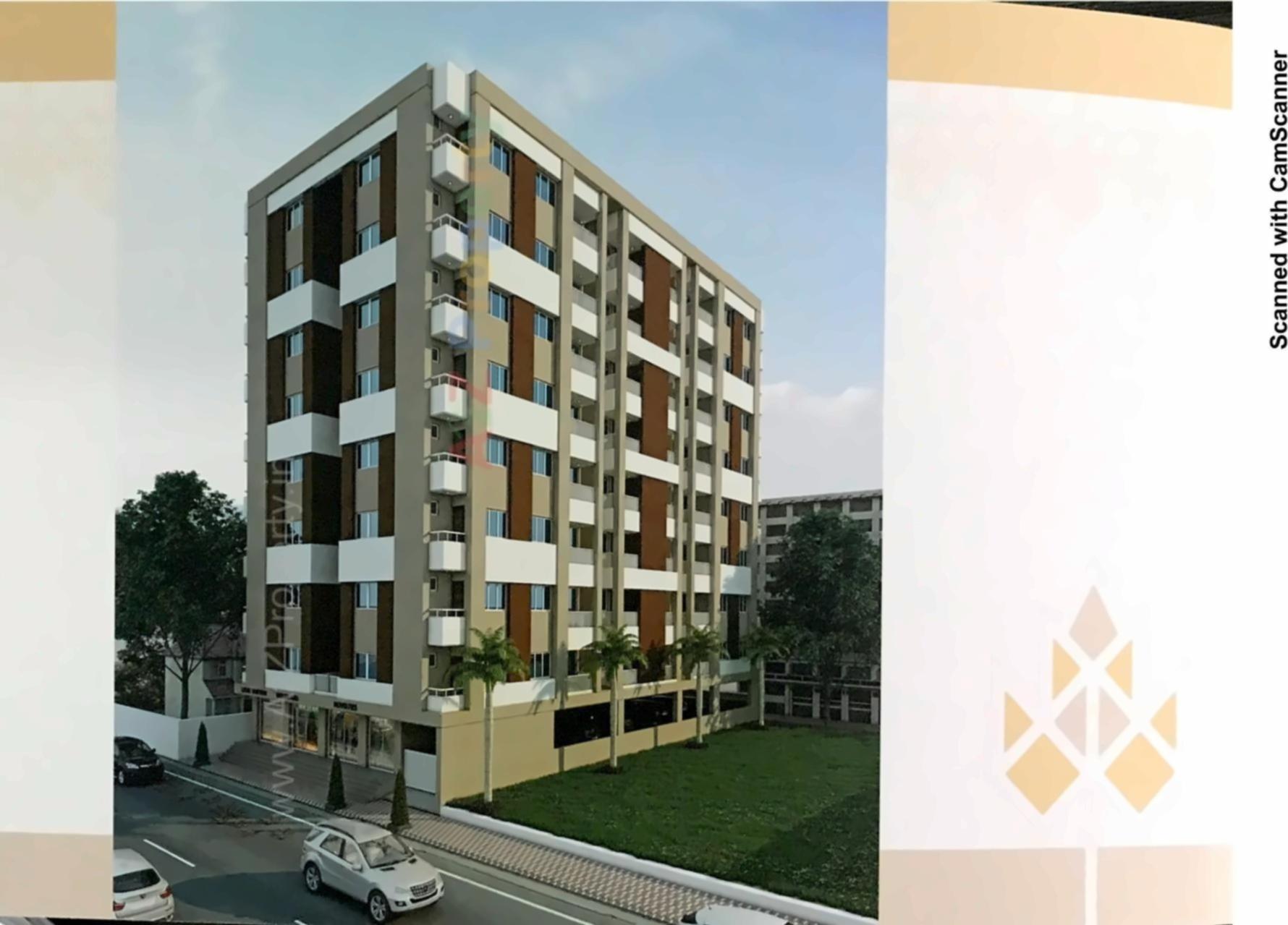 3D Elevation of real estate project Maple Vista located at Atladara, Vadodara, Gujarat
