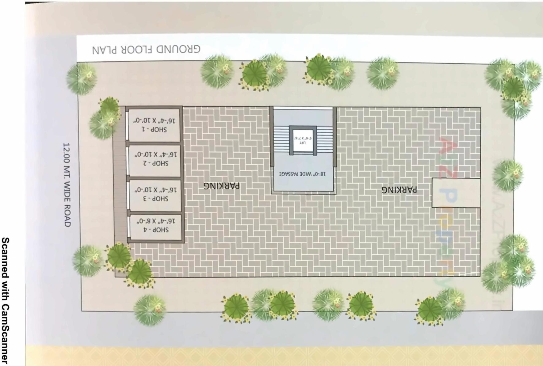 Layout of real estate project Maple Vista located at Atladara, Vadodara, Gujarat