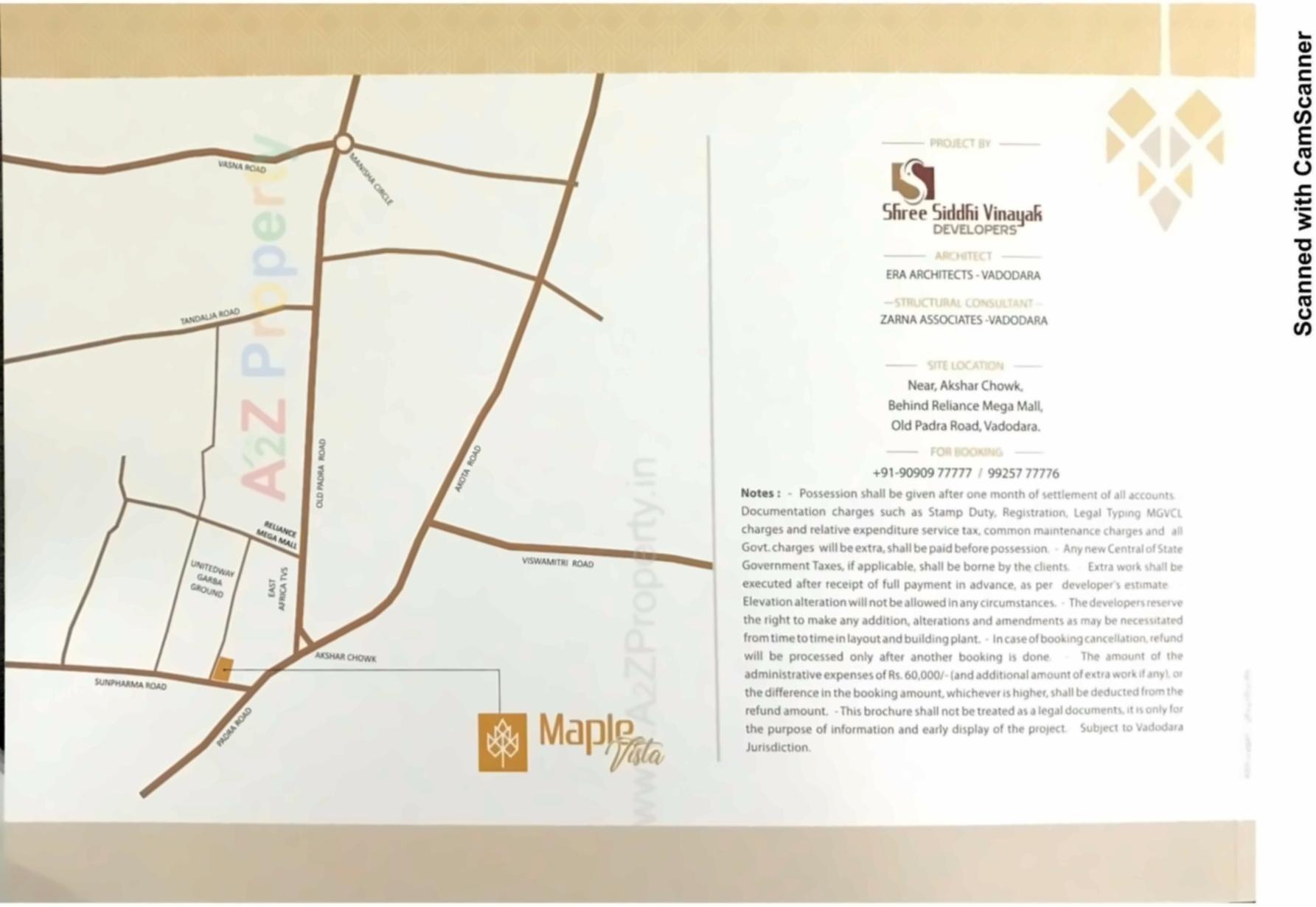  of real estate project Maple Vista located at Atladara, Vadodara, Gujarat