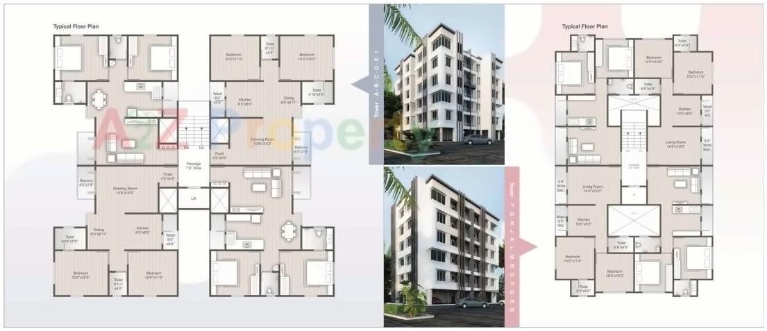 Layout of real estate project Maruti Heights located at Chhani, Vadodara, Gujarat