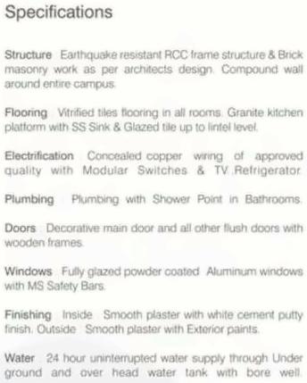 Project Specifications