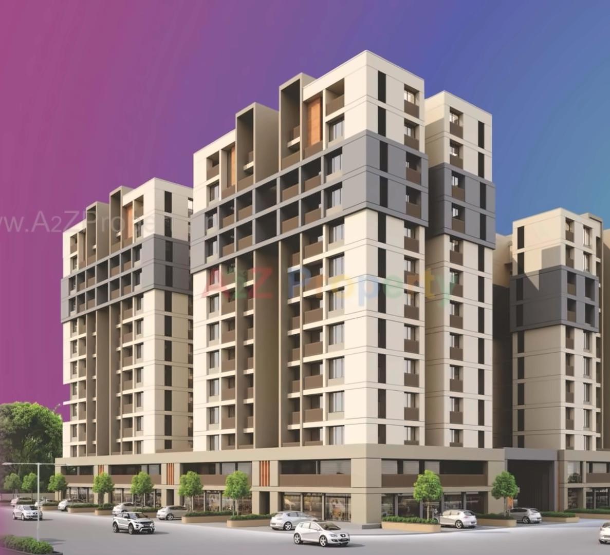 3D Elevation of real estate project Maruti Infinity located at Chhani, Vadodara, Gujarat
