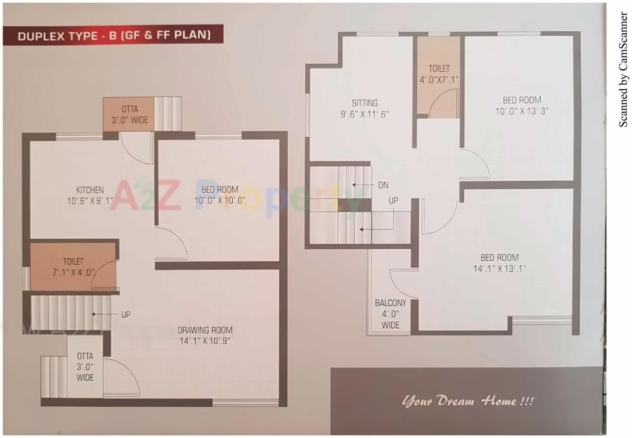 Layout of real estate project Maruti Nandan located at Karodiya, Vadodara, Gujarat
