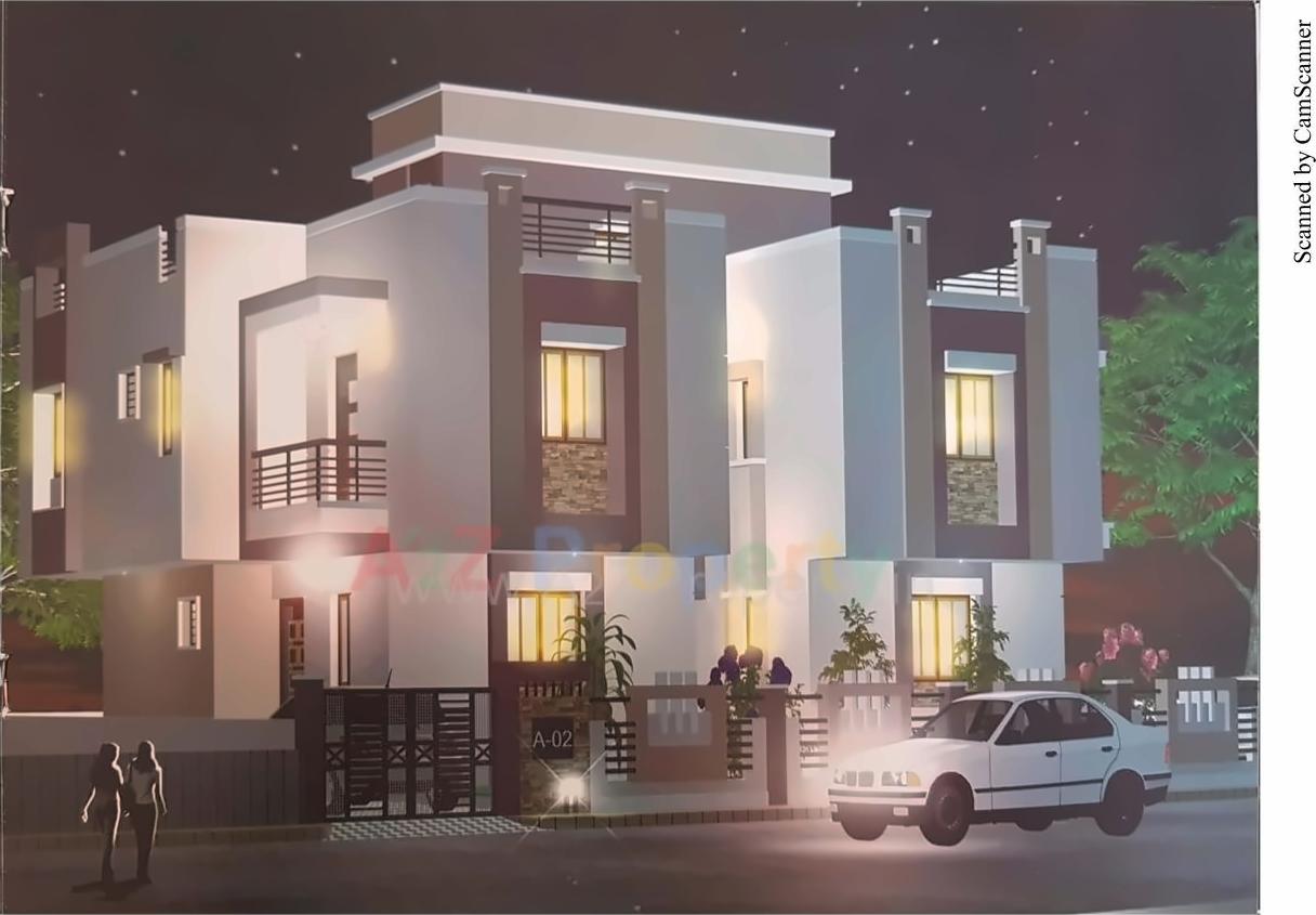 3D Elevation of real estate project Maruti Nandan located at Karodiya, Vadodara, Gujarat