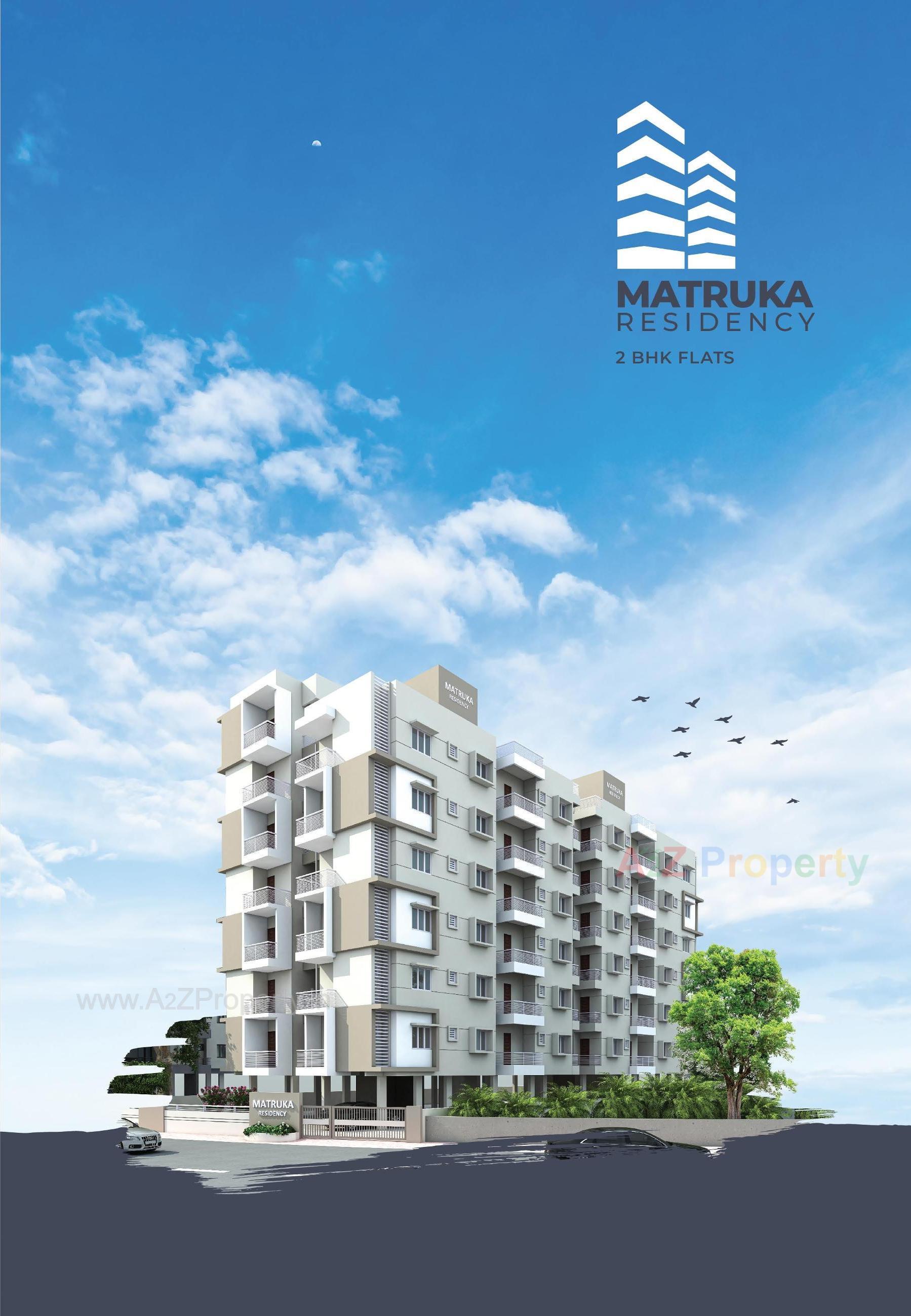 3D Elevation of real estate project Matruka Residency located at Vadsar, Vadodara, Gujarat