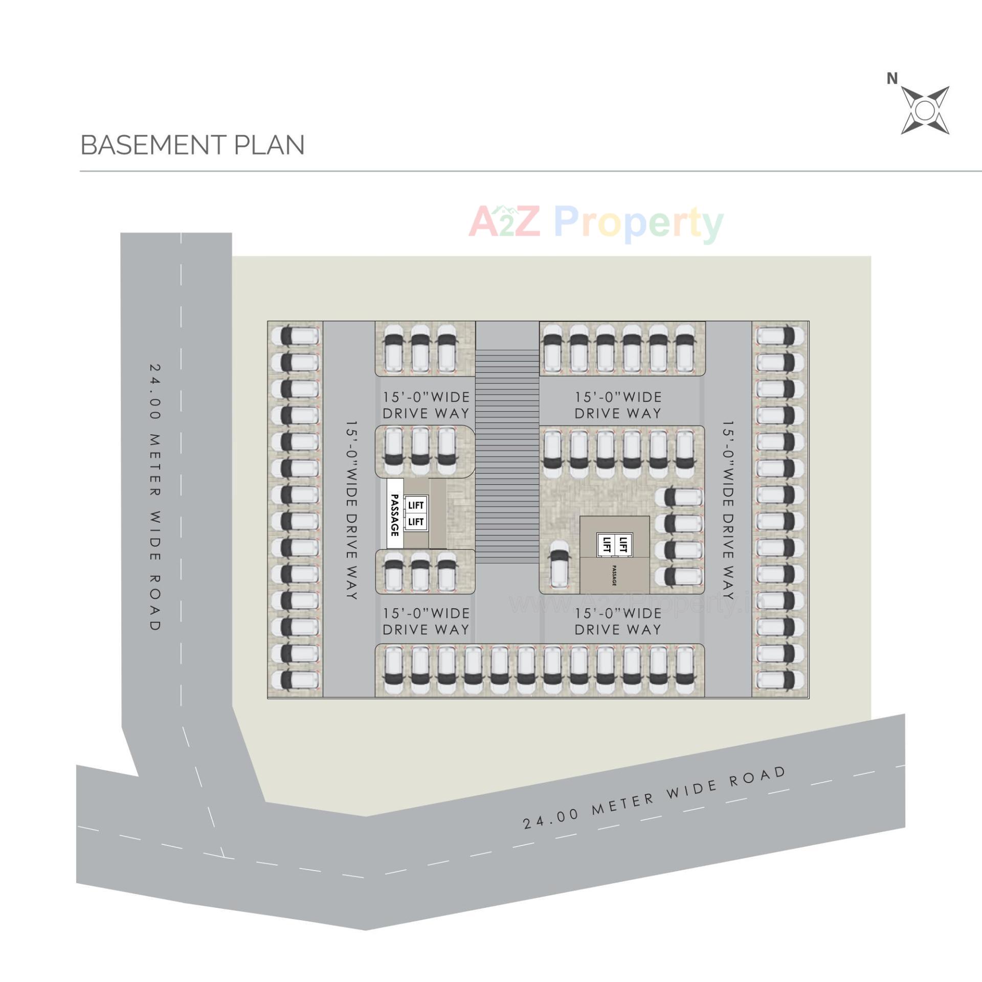 Layout of real estate project Mayur located at Bhayli, Vadodara, Gujarat