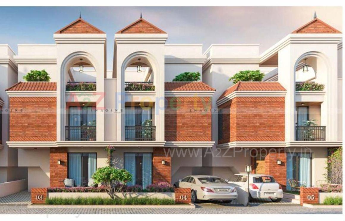 3D Elevation of real estate project Meadows located at Bill, Vadodara, Gujarat