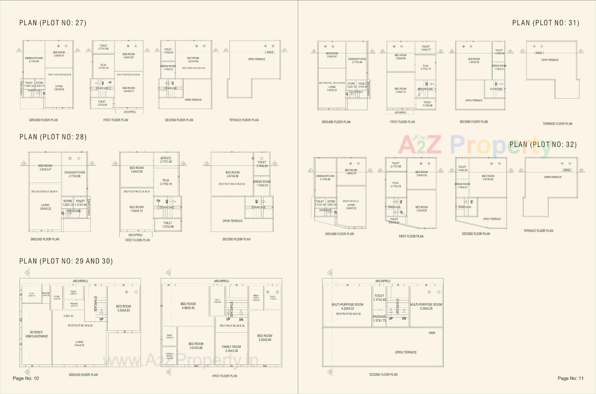 Layout of real estate project Meadows Luxuria located at Bil, Vadodara, Gujarat