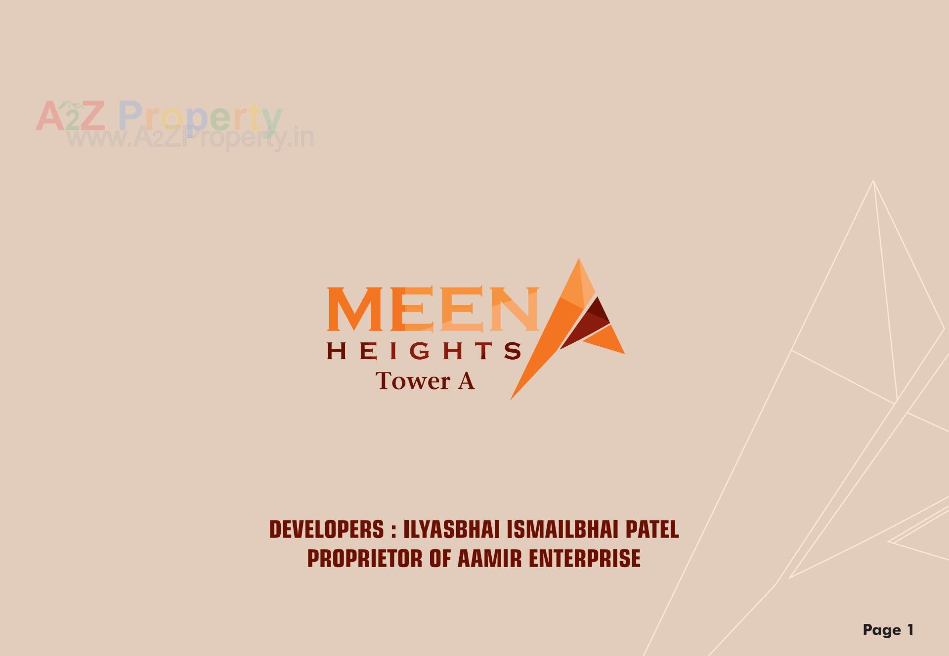  of real estate project Meena Heights Tower located at Tandalja, Vadodara, Gujarat