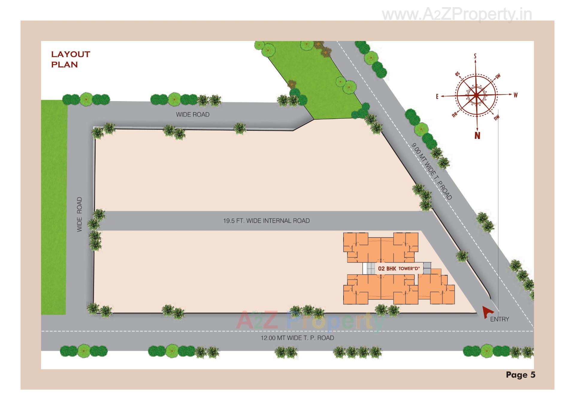  of real estate project Meena Heights (tower D) located at Tandalja, Vadodara, Gujarat