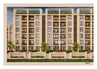 Elevation of real estate project Meena Heights Tower located at Tandalja, Vadodara, Gujarat