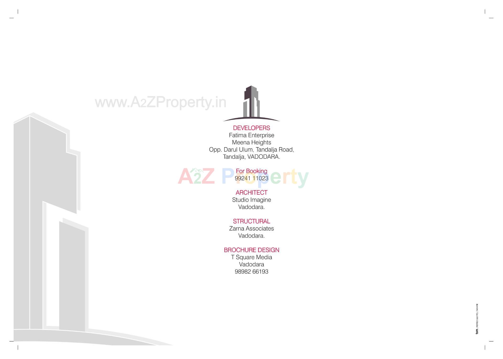  of real estate project Meena Heights located at Tandalja, Vadodara, Gujarat