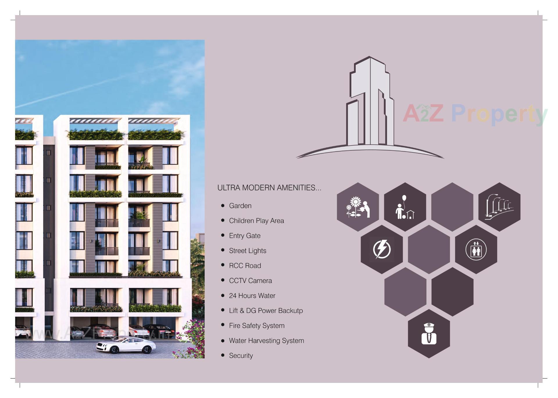  of real estate project Meena Heights located at Tandalja, Vadodara, Gujarat