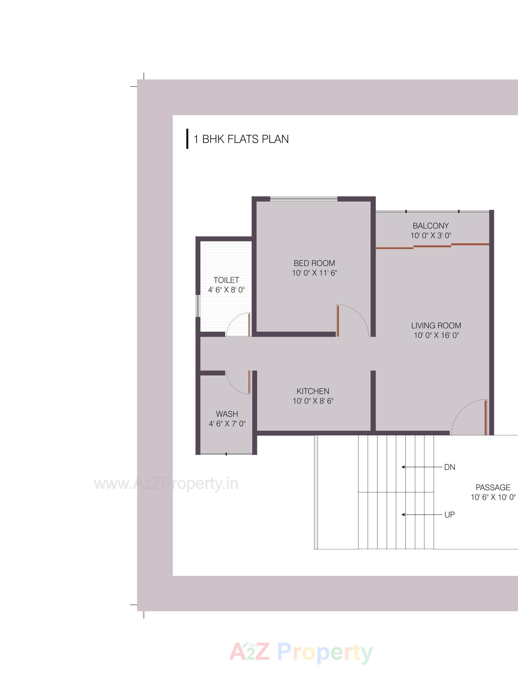 Layout of real estate project Meena Heights located at Tandalja, Vadodara, Gujarat