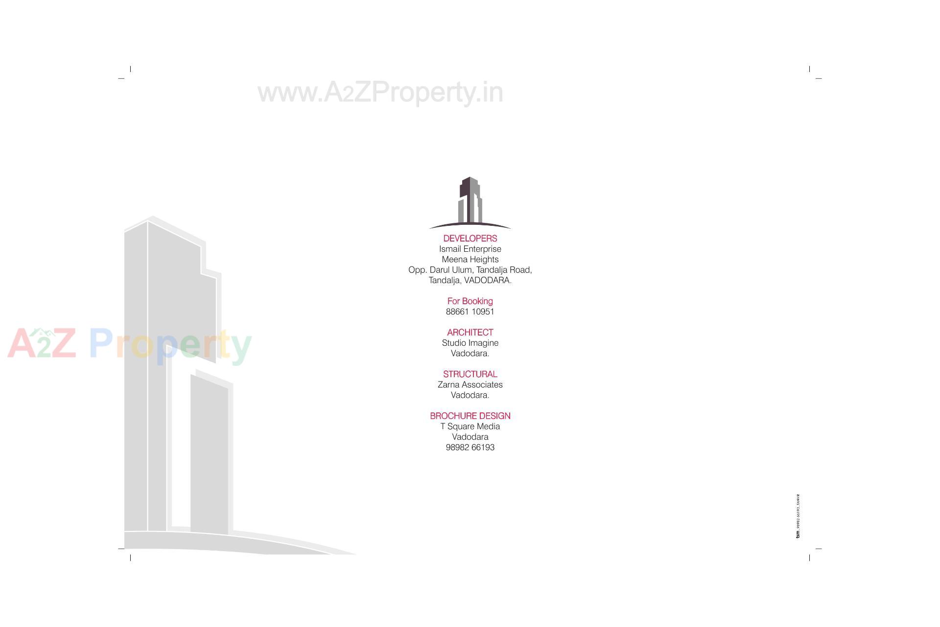  of real estate project Meena Heights located at Tandalja, Vadodara, Gujarat