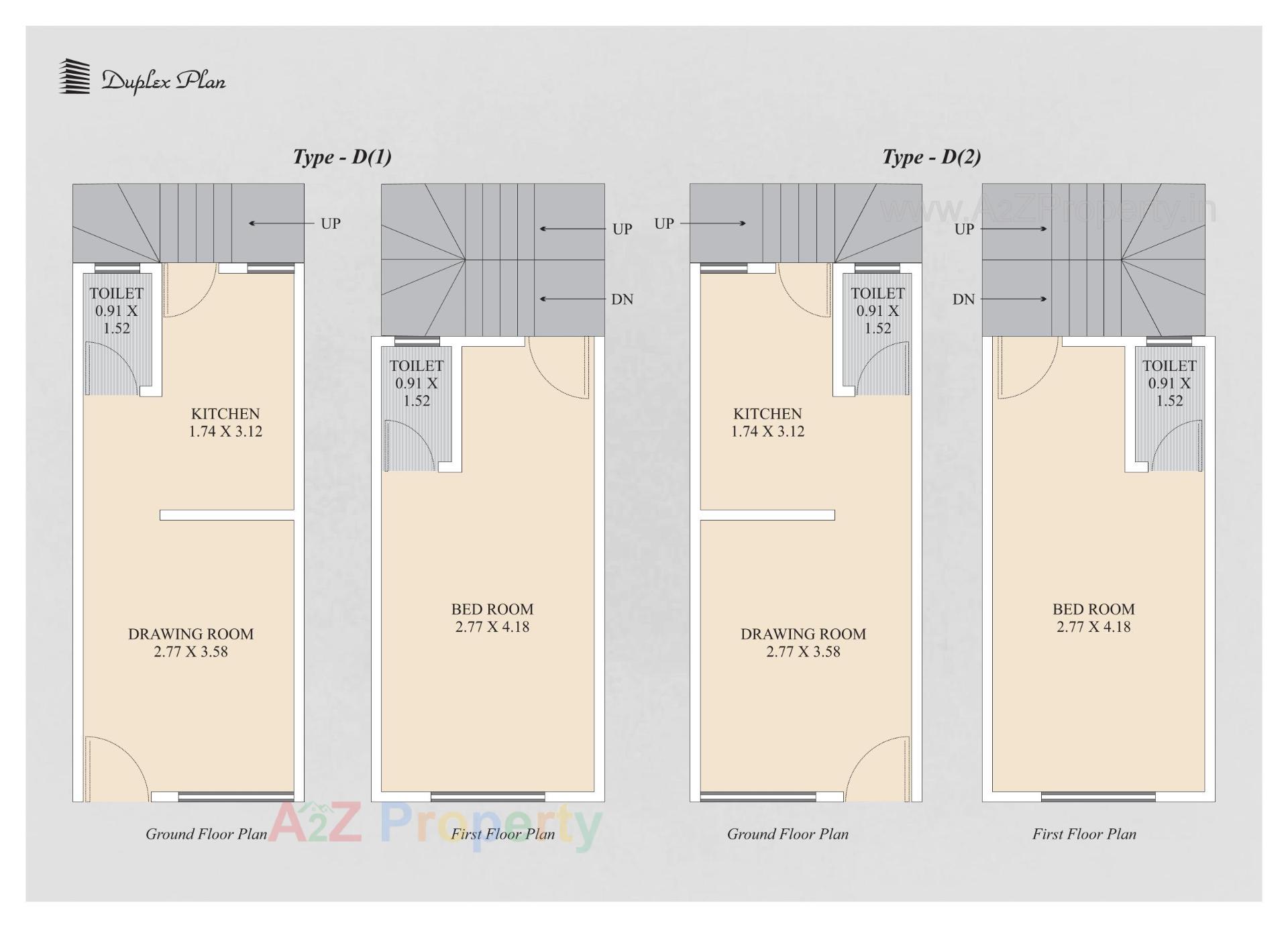 Layout of real estate project Meera 37 Residency located at Padra, Vadodara, Gujarat