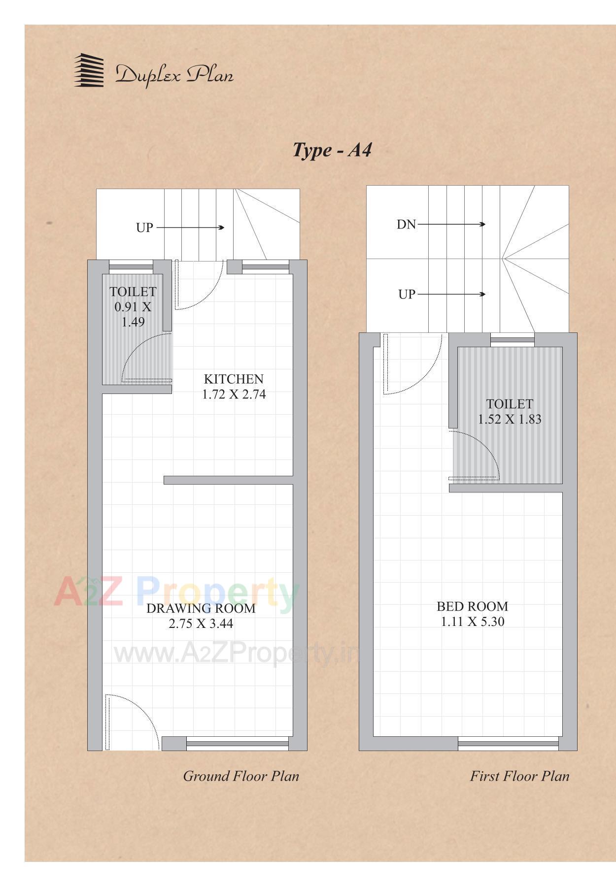 Layout of real estate project Meera 44 Residency located at Padra--kasba, Vadodara, Gujarat
