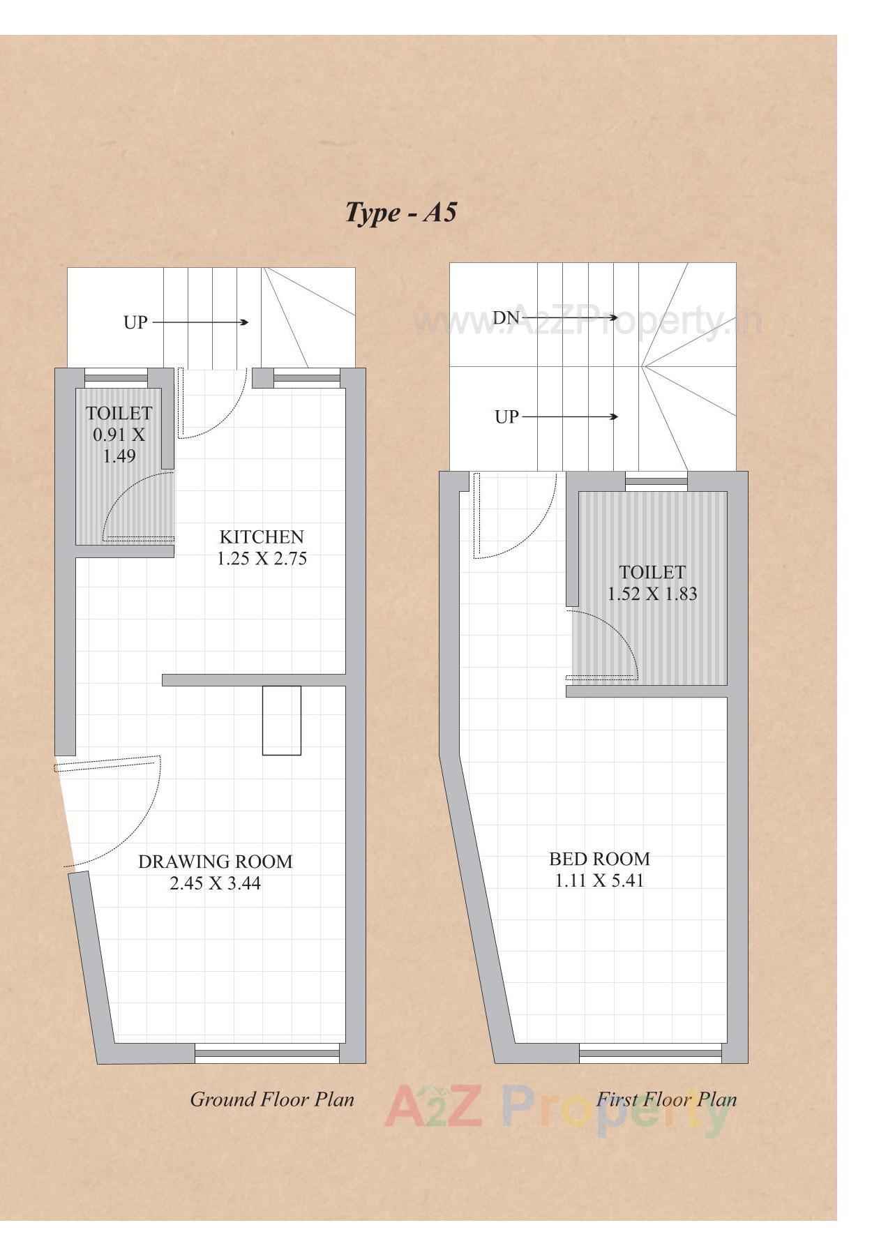 Layout of real estate project Meera 44 Residency located at Padra--kasba, Vadodara, Gujarat