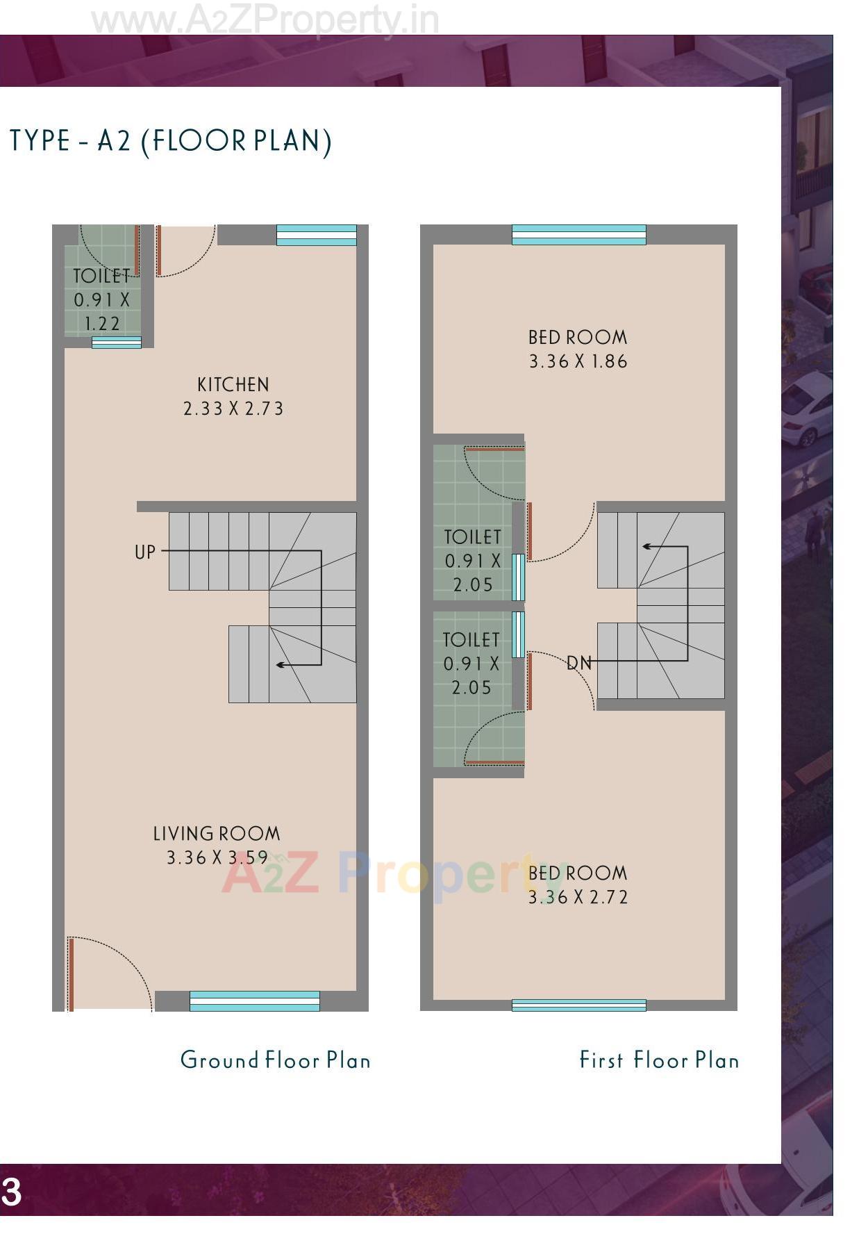 Layout of real estate project Meera 58 Duplex located at Padra, Vadodara, Gujarat