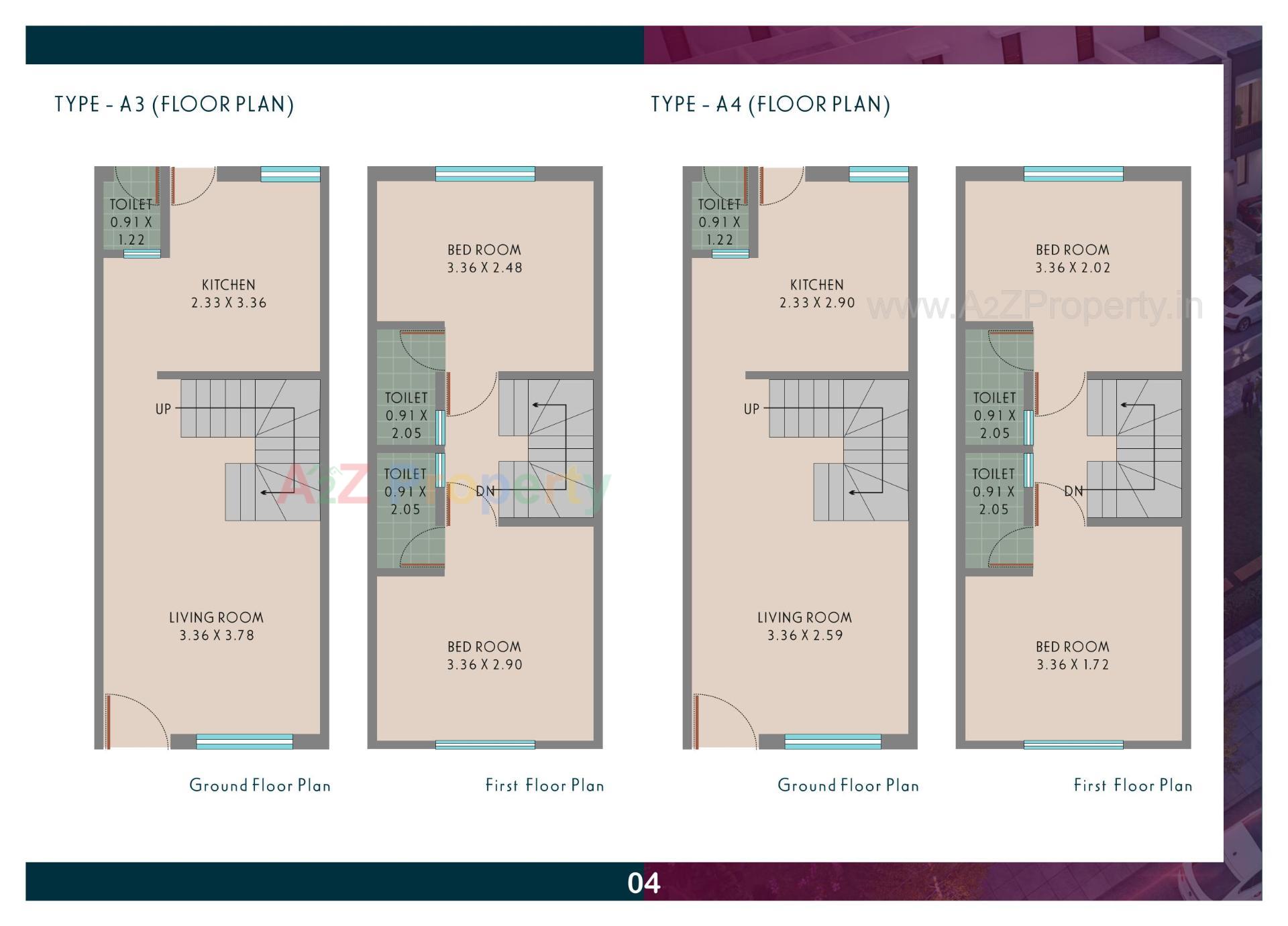 Layout of real estate project Meera 58 Duplex located at Padra, Vadodara, Gujarat