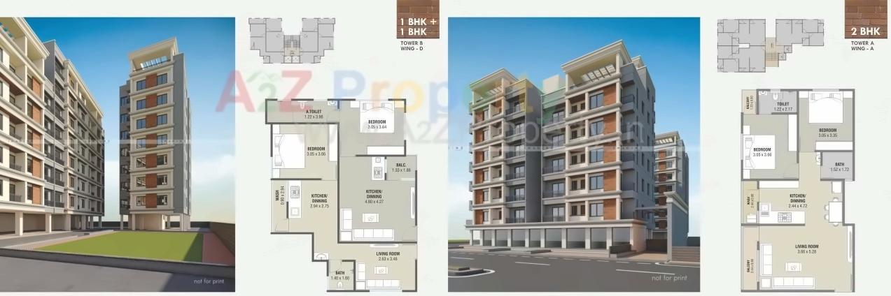 Layout of real estate project Meet Residency located at Vadodara, Vadodara, Gujarat