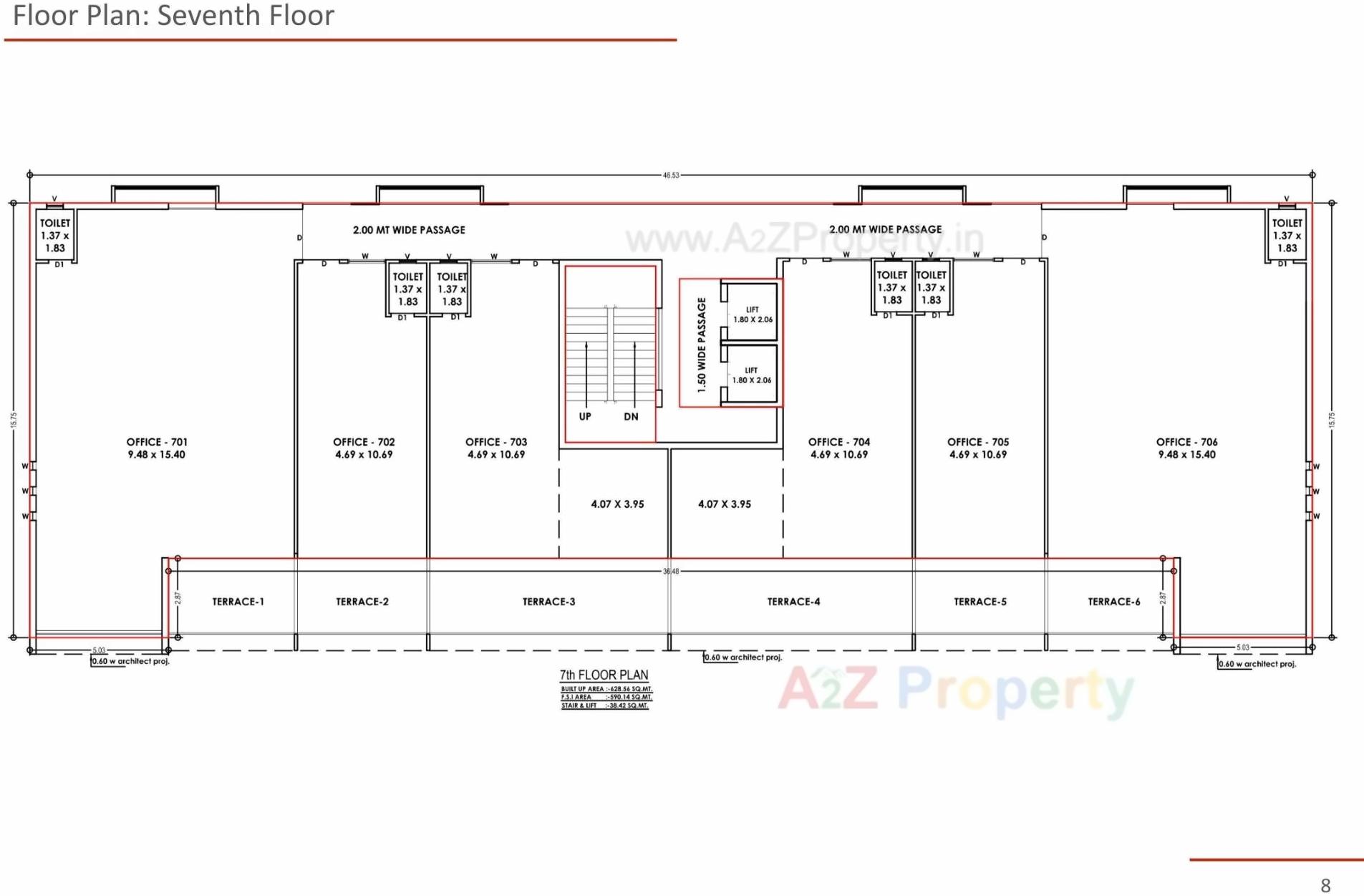 Layout of real estate project Meraki Latitude located at Vadodara, Vadodara, Gujarat