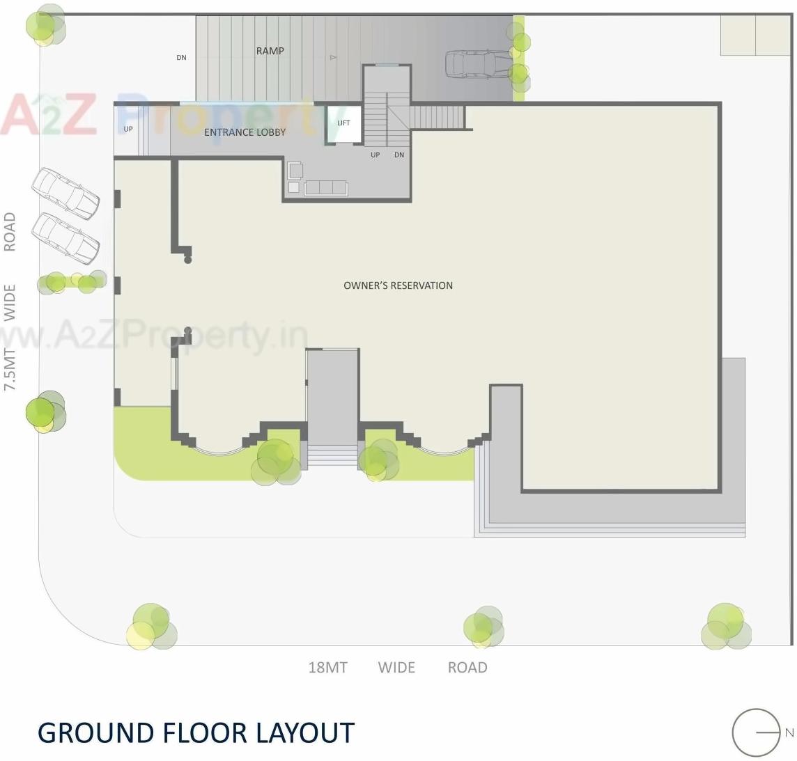 Layout of real estate project Meraki One located at Kasba, Vadodara, Gujarat